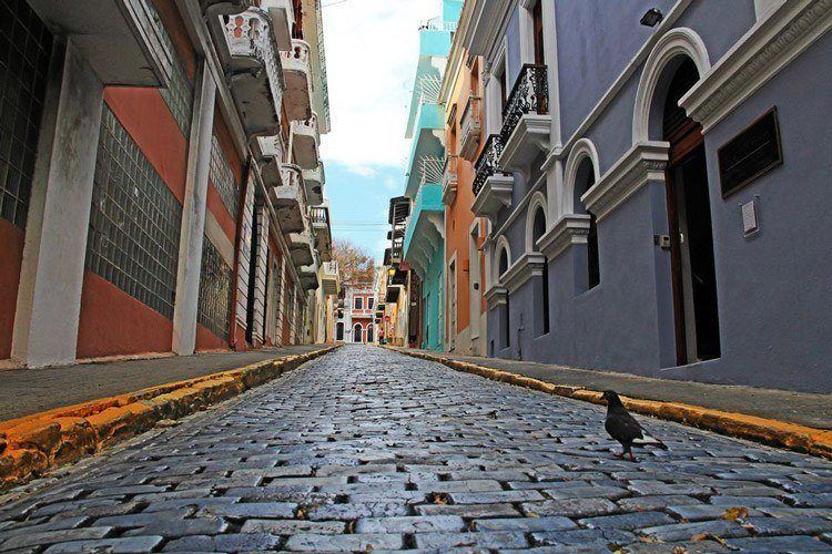 Cobblestone Streets in Old San Juan